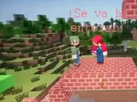 我的世界马里奥和路易好基友像素冒险