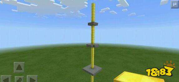 我的世界手游水和岩浆的妙用 用来建造高塔