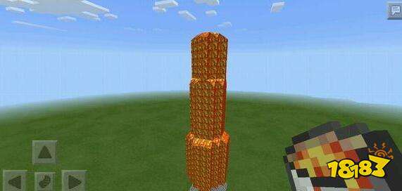 我的世界手游水和岩浆的妙用 用来建造高塔