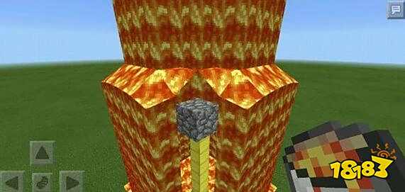 我的世界手游水和岩浆的妙用 用来建造高塔