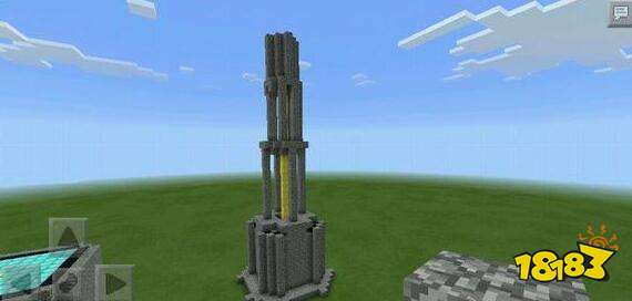 我的世界手游水和岩浆的妙用 用来建造高塔