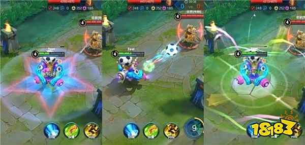 王者荣耀蔡文姬新皮肤特效预览 2技能弹足球模式