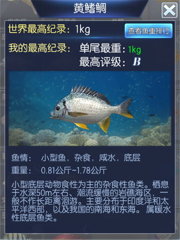 钓鱼王者第七关鱼鉴介绍珠江鱼情通关攻略详解