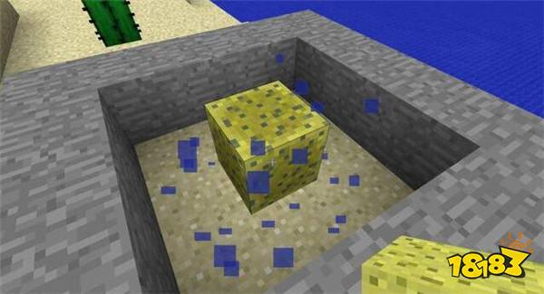 我的世界每周方块系列 能吸得下65吨水的海绵解析