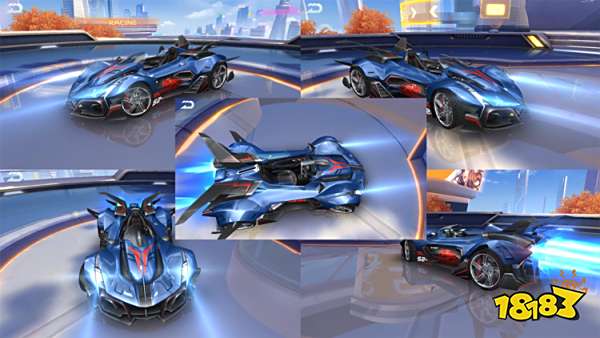 QQ飞车手游A级赛车蓝影主宰