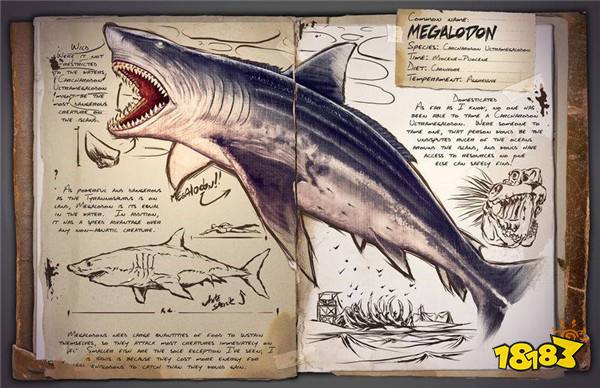 方舟生存进化巨齿鲨怎么抓 巨齿鲨图鉴