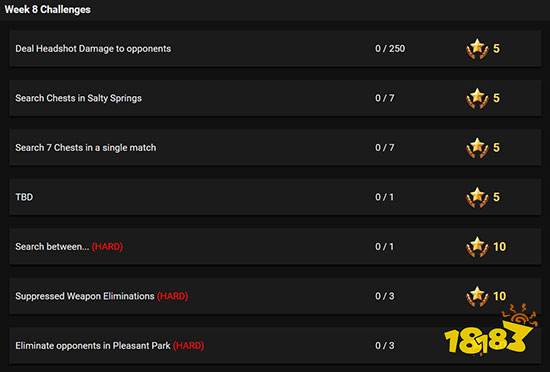 堡垒之夜手游英雄勋章第8周任务 消音武器对决