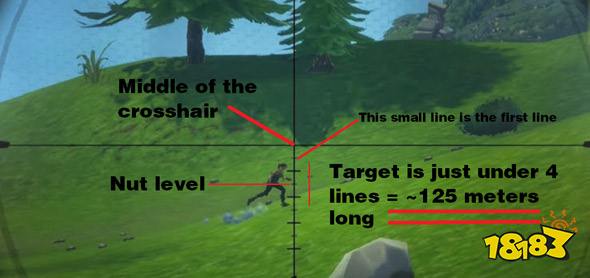 堡垒之夜手游距离测算详解 倍镜瞄准技巧教学