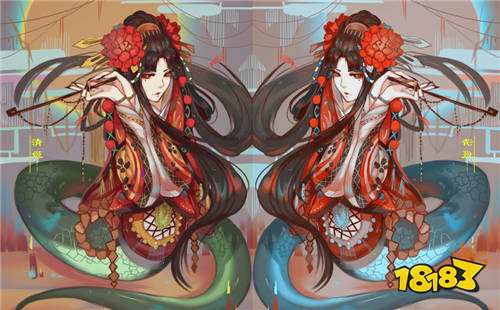 阴阳师清姬同人绘画 唯美清姬图鉴赏析