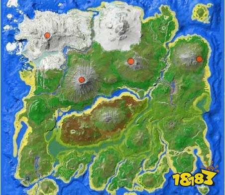 方舟生存进化手游黑曜石哪里多 黑曜石分布一