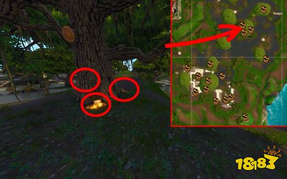 堡垒之夜手游泥泞沼泽开局打法攻略 地图资源分布详解