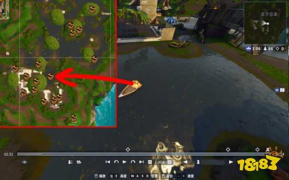 堡垒之夜手游泥泞沼泽开局打法攻略 地图资源分布详解