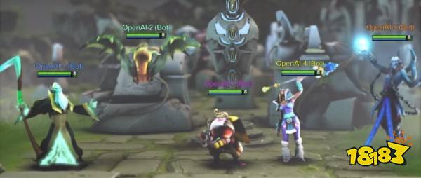 每天相当于玩180年游戏?AI程序5v5战胜人类DOTA2玩家