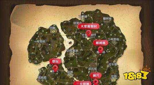 绝地求生全军出击萨诺丛林资源在哪里 资源如