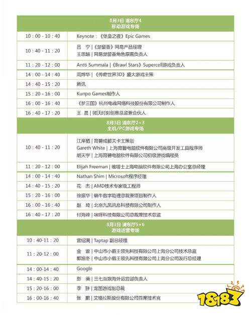 技艺游心！2018中国游戏开发者大会（CGDC）日程正式公布！