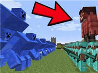 我的世界大战一触即发 钻石部队VS水之泰坦