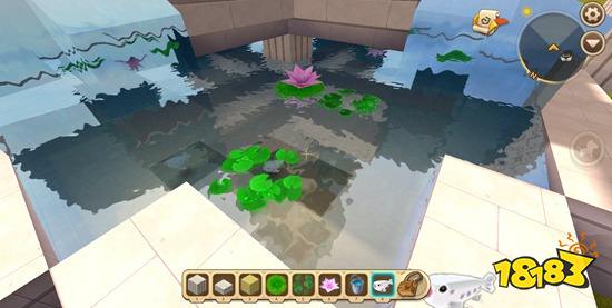 迷你世界喷泉主题公园教学 漂亮的喷泉