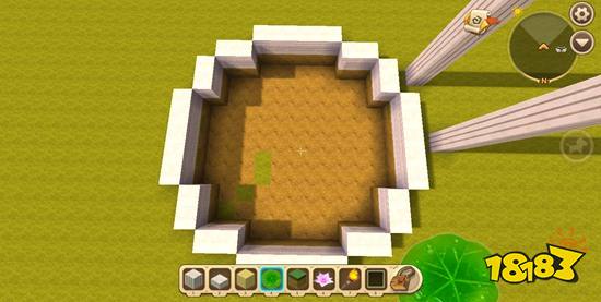 迷你世界喷泉主题公园教学 漂亮的喷泉