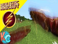 我的世界MC真人版 如果闪电侠穿越到了我的世界会发生什么