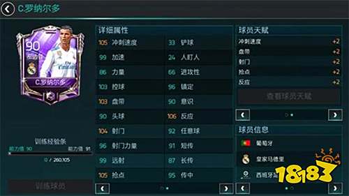 FIFA足球世界VIP球员有多强 看了C罗的对比就