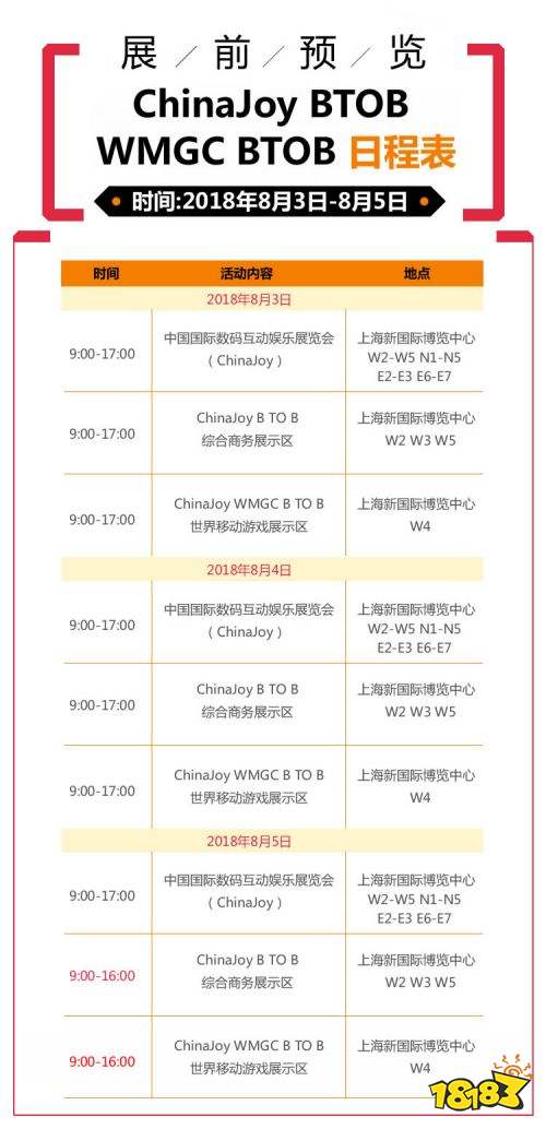 2018年第十六届ChinaJoy展前预览（BTOB篇）正式发布！