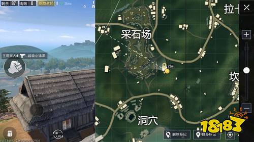 绝地求生和平精英采石场怎么跳楼顶 跳楼顶技巧