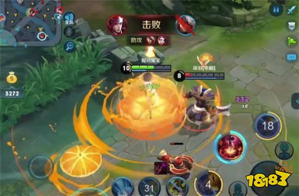 公孙离新皮肤特效曝光 橘黄色技能超炫登场