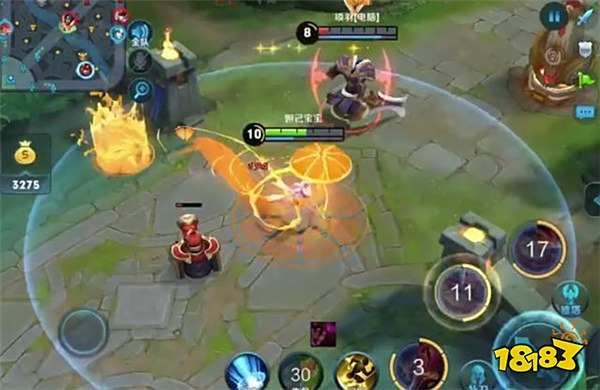 公孙离新皮肤特效曝光 橘黄色技能超炫登场