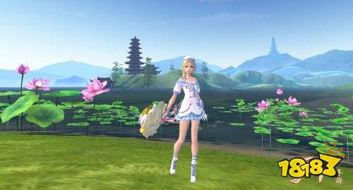 江南可采莲 莲叶何田田 来《天下》手游一起采莲花得奇珍