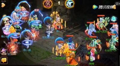 夢幻西游手游28屆武神壇 華夏VS五彩祥云
