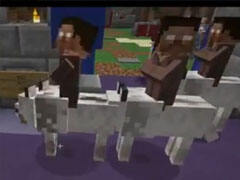 魔哒我的世界 狼族火柴人村民大战命令方块士兵