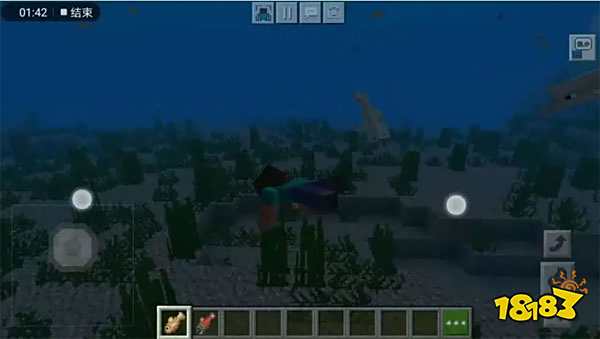 MC基岩版大更新：溺尸在欺负小海龟 快去战斗吧