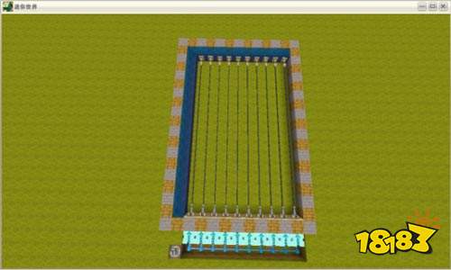 迷你世界水稻一键收割装置4