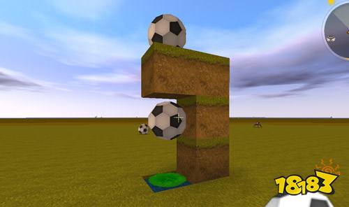迷你世界弹动浮空足球装饰 永不停歇的足球