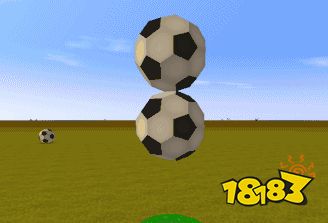 迷你世界弹动浮空足球装饰 永不停歇的足球