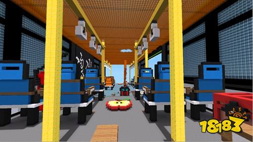 迷你世界对战存档:公交车大乱斗 好玩存档分享