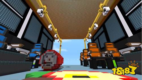 迷你世界对战存档：公交车大乱斗 好玩存档分享