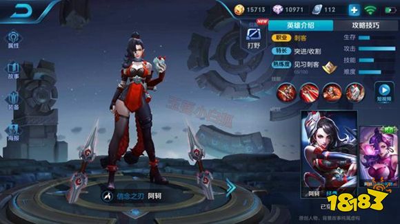 王者荣耀阿轲新皮肤