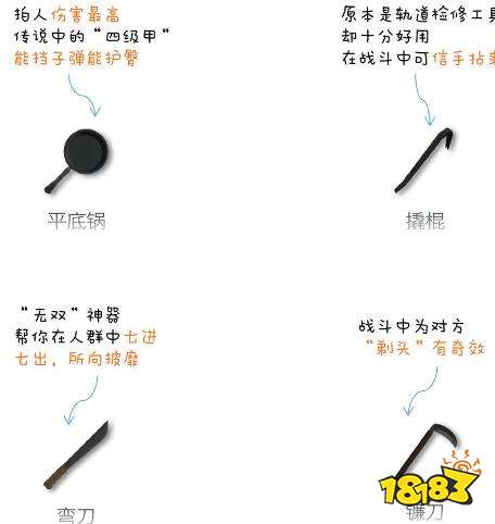 香肠派对手持武器哪个好 手持武器伤害分析