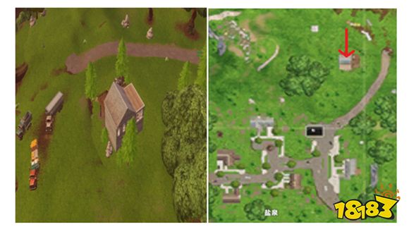 堡垒之夜盐泉落地怎么打