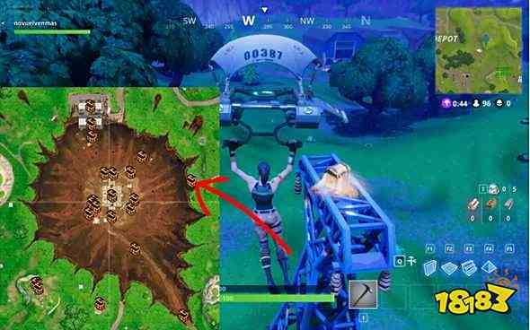 堡垒之夜废弃草地攻略