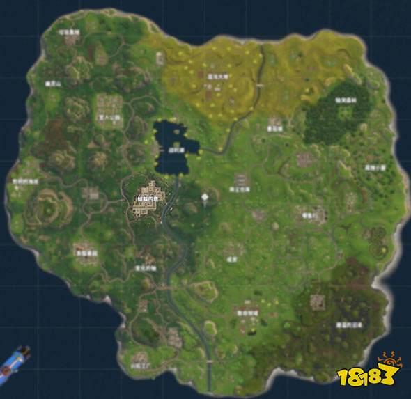 堡垒之夜斜塔小镇打法