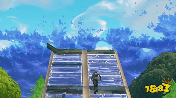 堡垒之夜屋顶板怎么用