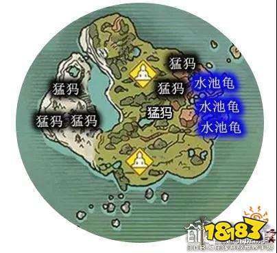 创造与魔法晨雾森林资源分布