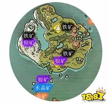 创造与魔法晨雾森林资源分布