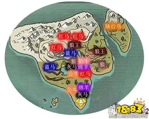 創(chuàng)造與魔法舊郁金香平原資源分布