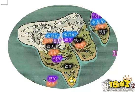 创造与魔法旧郁金香平原资源分布