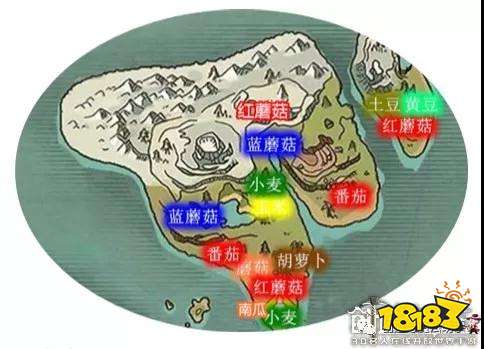 創(chuàng)造與魔法舊郁金香平原資源分布