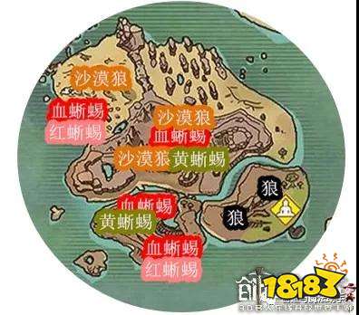 創造與魔法舊面包島資源分布