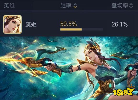 王者荣耀新版虞姬